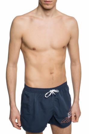 Kąpielówki z nadrukowanym logo, zdjęcie 2 Kąpielówki z nadrukowanym logo od EA7 Emporio Armani